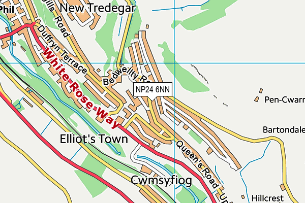 NP24 6NN map - OS VectorMap District (Ordnance Survey)