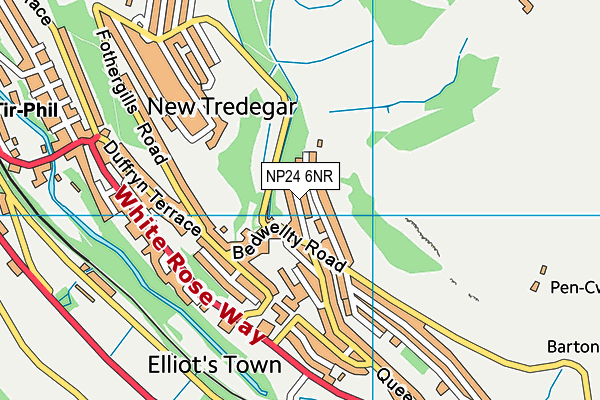 NP24 6NR map - OS VectorMap District (Ordnance Survey)
