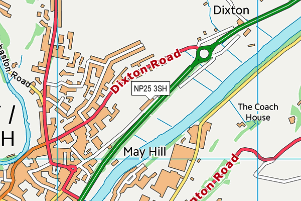 NP25 3SH map - OS VectorMap District (Ordnance Survey)