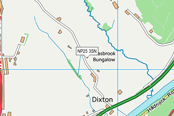 NP25 3SN map - OS VectorMap District (Ordnance Survey)