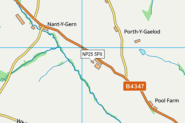NP25 5PX map - OS VectorMap District (Ordnance Survey)