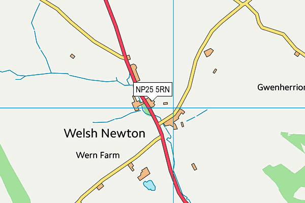 NP25 5RN map - OS VectorMap District (Ordnance Survey)