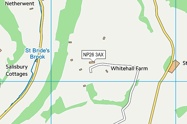NP26 3AX map - OS VectorMap District (Ordnance Survey)