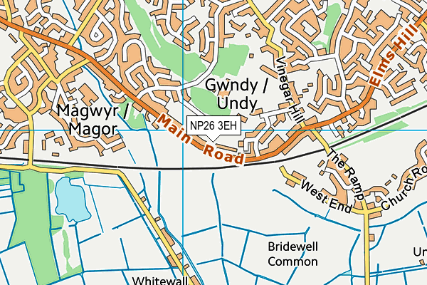 NP26 3EH map - OS VectorMap District (Ordnance Survey)