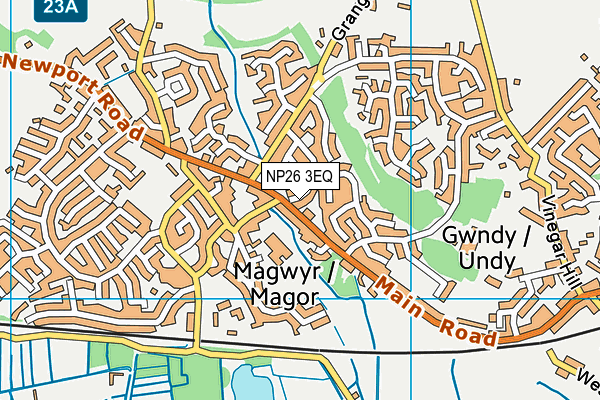 NP26 3EQ map - OS VectorMap District (Ordnance Survey)