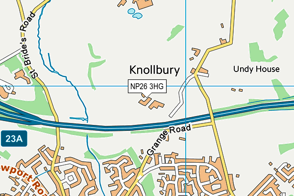 NP26 3HG map - OS VectorMap District (Ordnance Survey)