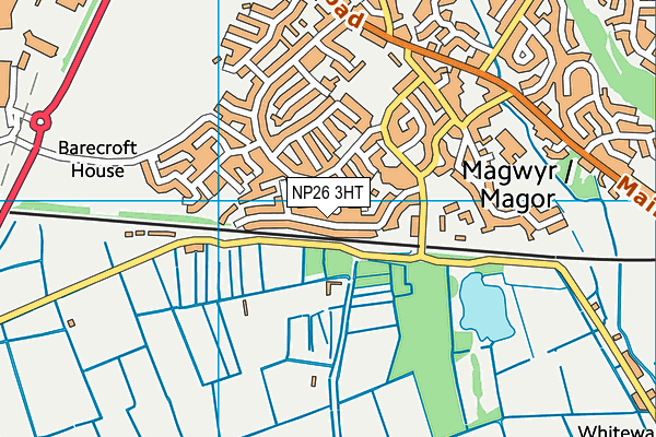 NP26 3HT map - OS VectorMap District (Ordnance Survey)
