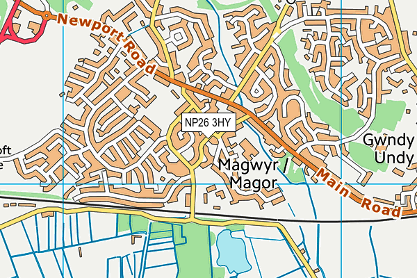 Map of MAGOR LTD at district scale