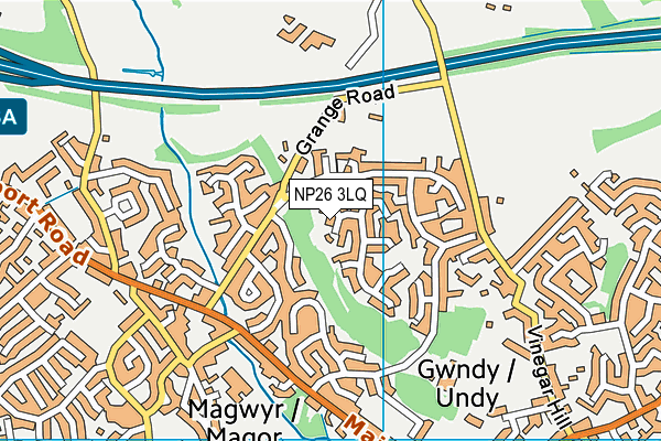NP26 3LQ map - OS VectorMap District (Ordnance Survey)