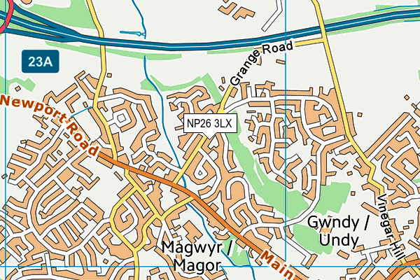 NP26 3LX map - OS VectorMap District (Ordnance Survey)