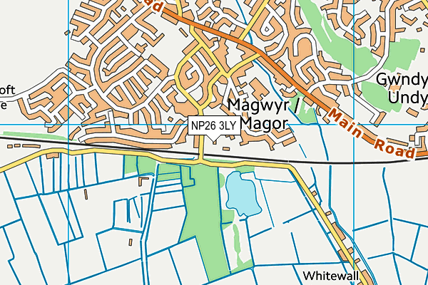 NP26 3LY map - OS VectorMap District (Ordnance Survey)