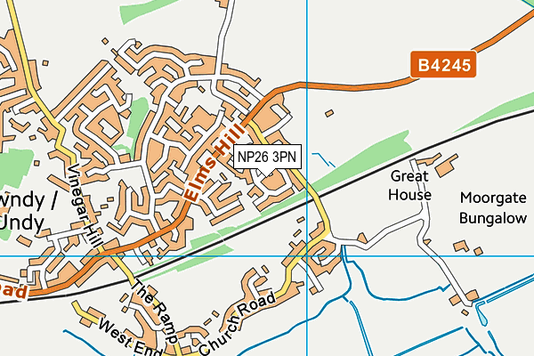 NP26 3PN map - OS VectorMap District (Ordnance Survey)