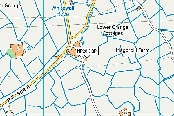 NP26 3QP map - OS VectorMap District (Ordnance Survey)