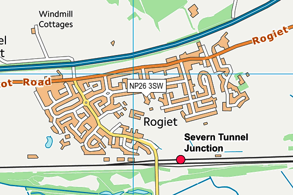 NP26 3SW map - OS VectorMap District (Ordnance Survey)
