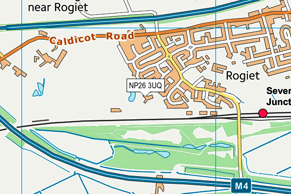 NP26 3UQ map - OS VectorMap District (Ordnance Survey)