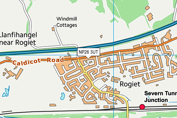 NP26 3UT map - OS VectorMap District (Ordnance Survey)