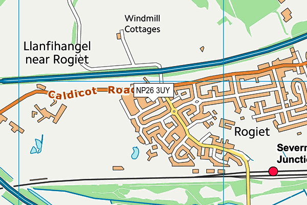 Map of ROSSLYN ASSOCIATES SOUTH WALES LTD at district scale