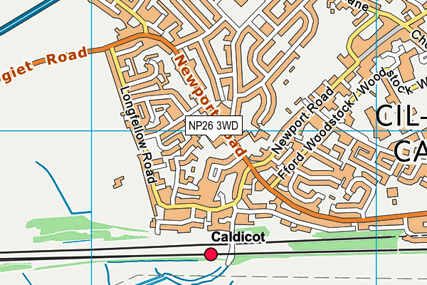 NP26 3WD map - OS VectorMap District (Ordnance Survey)