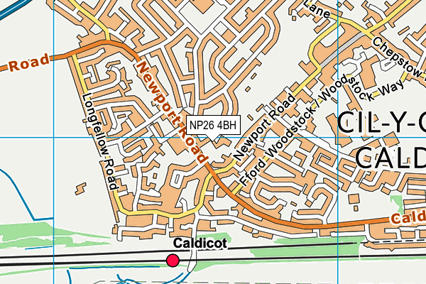 NP26 4BH map - OS VectorMap District (Ordnance Survey)