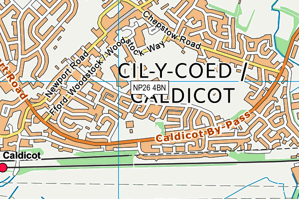 NP26 4BN map - OS VectorMap District (Ordnance Survey)