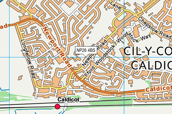 NP26 4BS map - OS VectorMap District (Ordnance Survey)