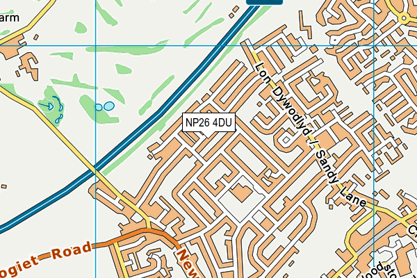 NP26 4DU map - OS VectorMap District (Ordnance Survey)