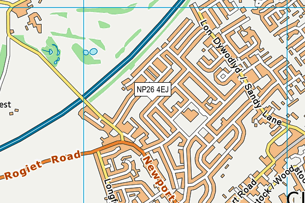 NP26 4EJ map - OS VectorMap District (Ordnance Survey)