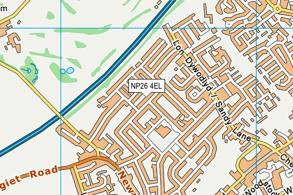 NP26 4EL map - OS VectorMap District (Ordnance Survey)