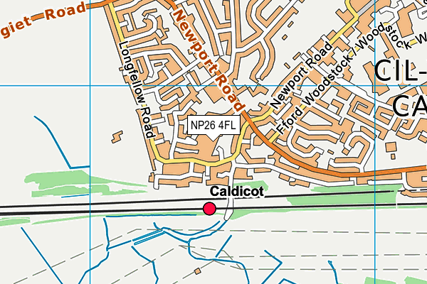 NP26 4FL map - OS VectorMap District (Ordnance Survey)