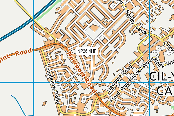 NP26 4HF map - OS VectorMap District (Ordnance Survey)