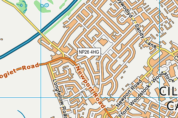 NP26 4HG map - OS VectorMap District (Ordnance Survey)