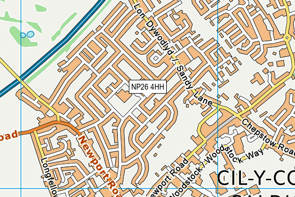 NP26 4HH map - OS VectorMap District (Ordnance Survey)
