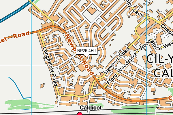 NP26 4HJ map - OS VectorMap District (Ordnance Survey)
