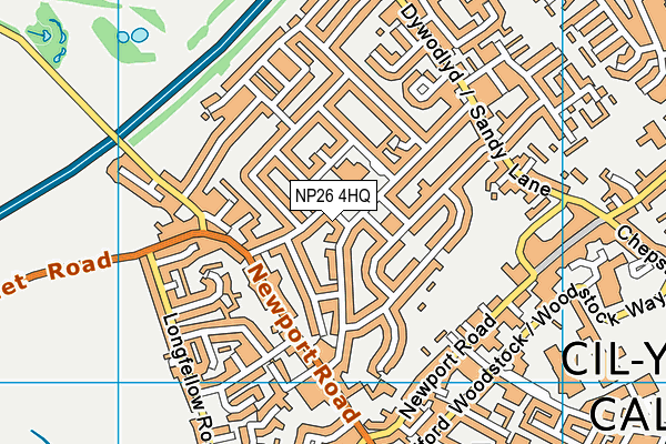 NP26 4HQ map - OS VectorMap District (Ordnance Survey)