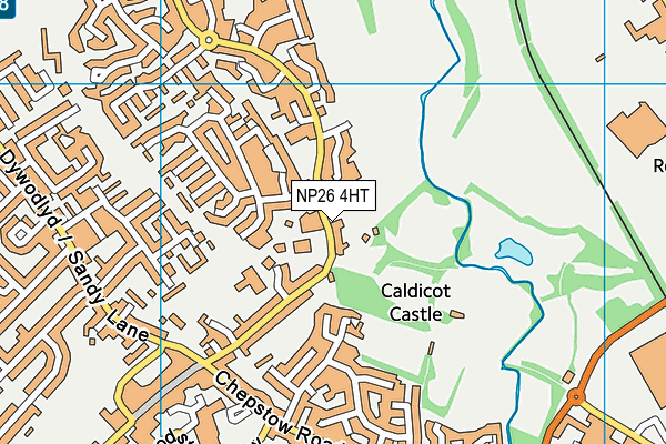 NP26 4HT map - OS VectorMap District (Ordnance Survey)