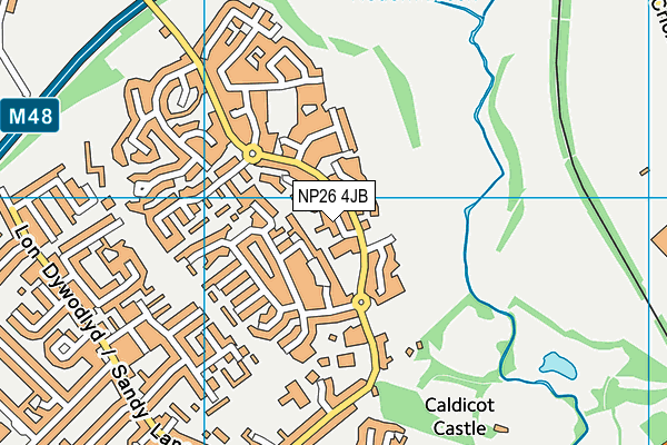 NP26 4JB map - OS VectorMap District (Ordnance Survey)