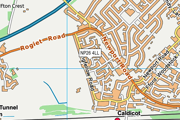 NP26 4LL map - OS VectorMap District (Ordnance Survey)