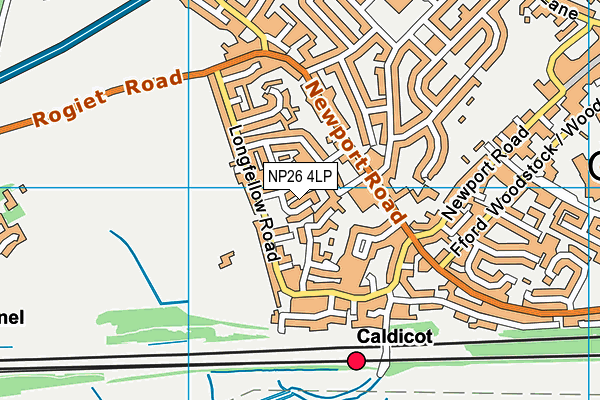 NP26 4LP map - OS VectorMap District (Ordnance Survey)