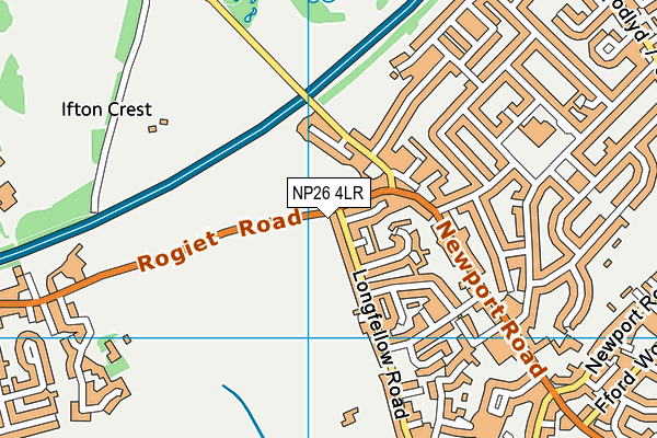 NP26 4LR map - OS VectorMap District (Ordnance Survey)