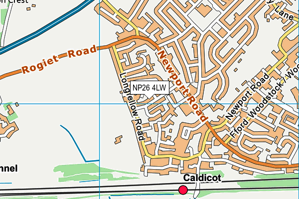 NP26 4LW map - OS VectorMap District (Ordnance Survey)