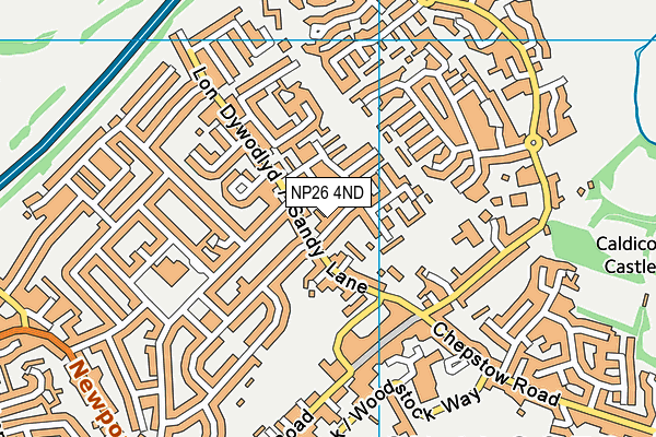 NP26 4ND map - OS VectorMap District (Ordnance Survey)