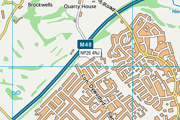 NP26 4NJ map - OS VectorMap District (Ordnance Survey)