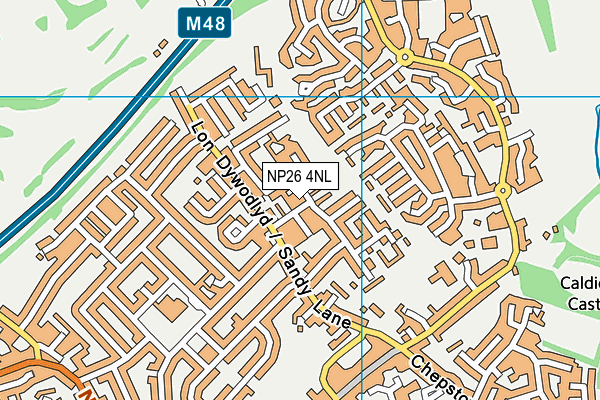 NP26 4NL map - OS VectorMap District (Ordnance Survey)