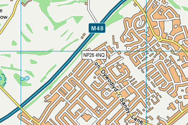 NP26 4NQ map - OS VectorMap District (Ordnance Survey)