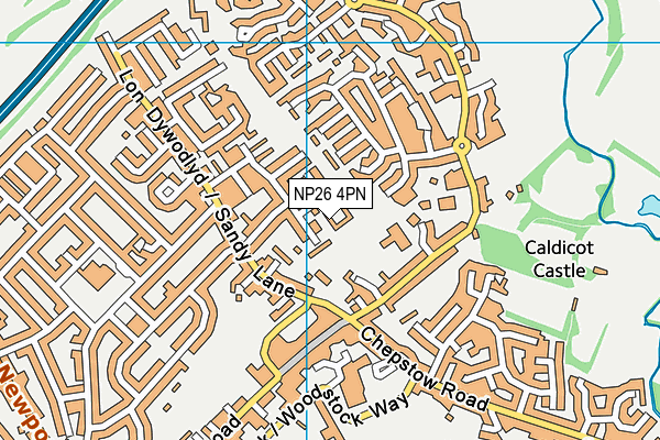 NP26 4PN map - OS VectorMap District (Ordnance Survey)