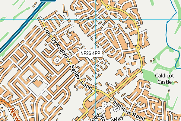 NP26 4PP map - OS VectorMap District (Ordnance Survey)