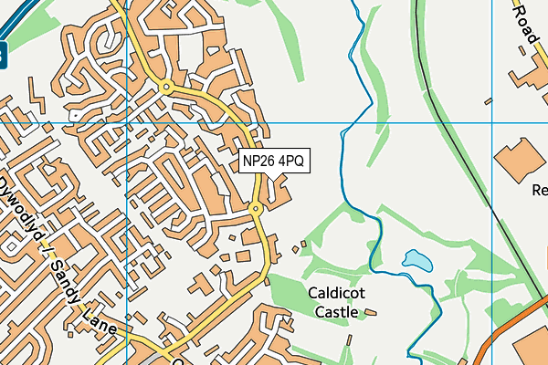 NP26 4PQ map - OS VectorMap District (Ordnance Survey)