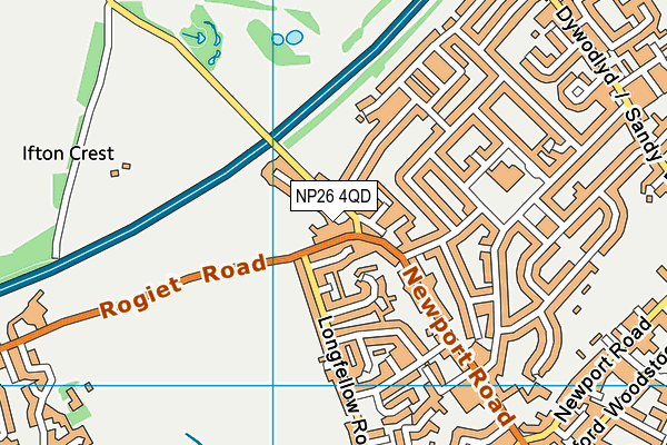 NP26 4QD map - OS VectorMap District (Ordnance Survey)