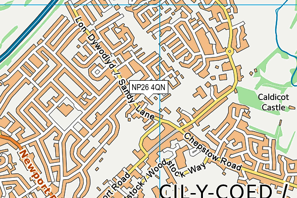 NP26 4QN map - OS VectorMap District (Ordnance Survey)