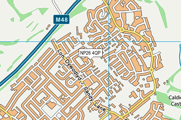 NP26 4QP map - OS VectorMap District (Ordnance Survey)